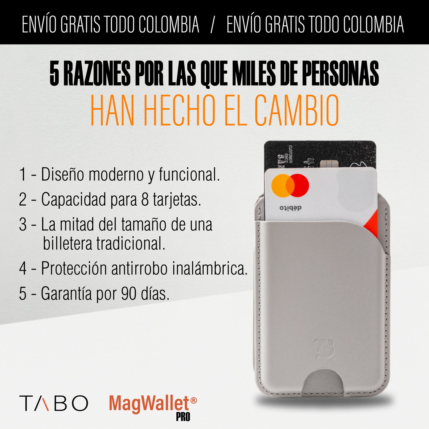 MagWallet Pro ™ | 2 en 1 Billetera Magnética y soporte con MagSafe