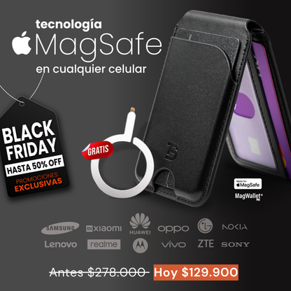 MagWallet Pro ™  |  2 en 1 Billetera Magnética y soporte con MagSafe